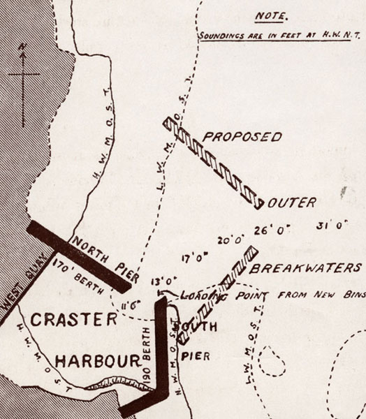 McLaren & Prowde booklet, Craster harbour proposed